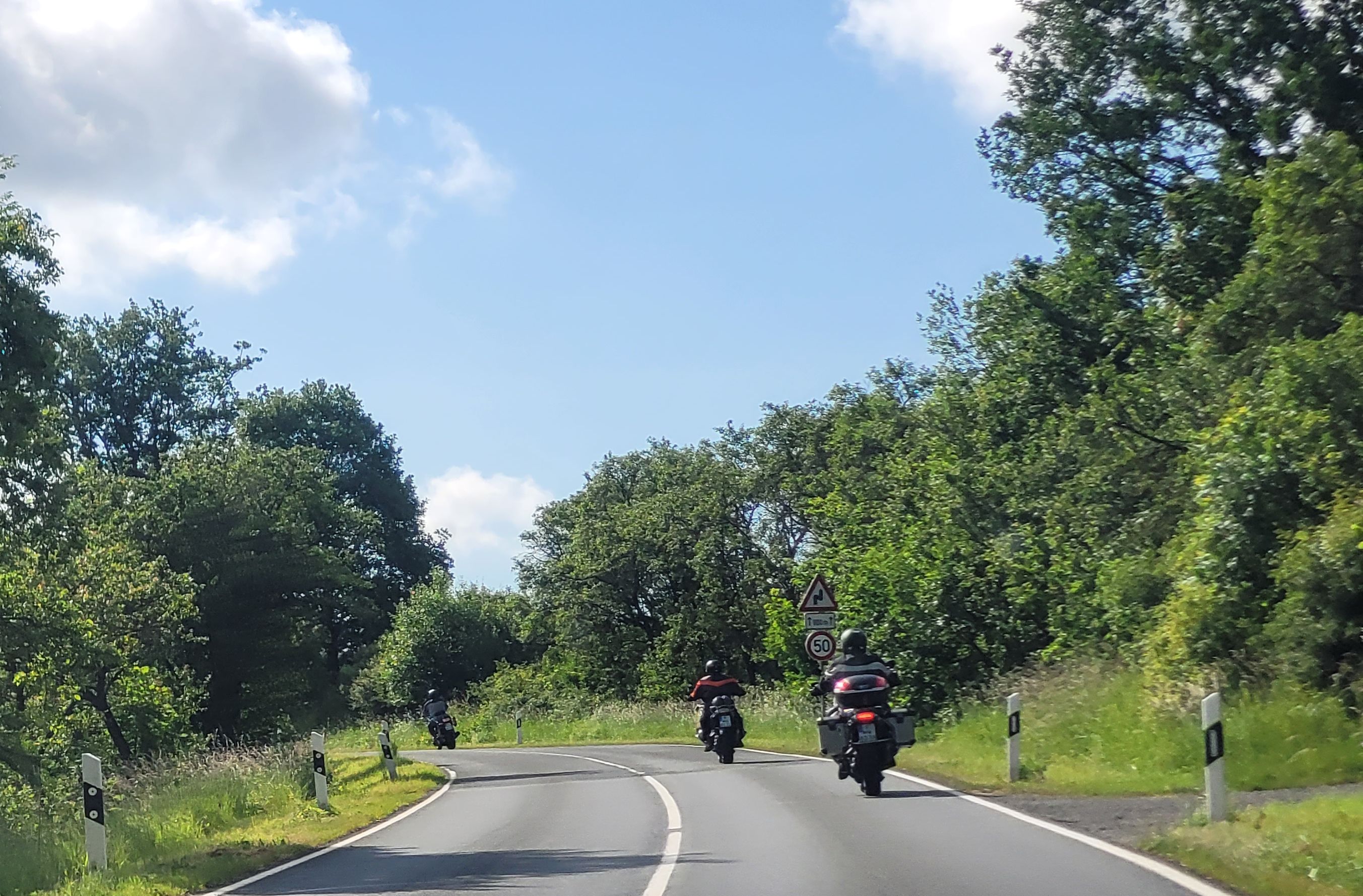 Motorradfahren Im Harz