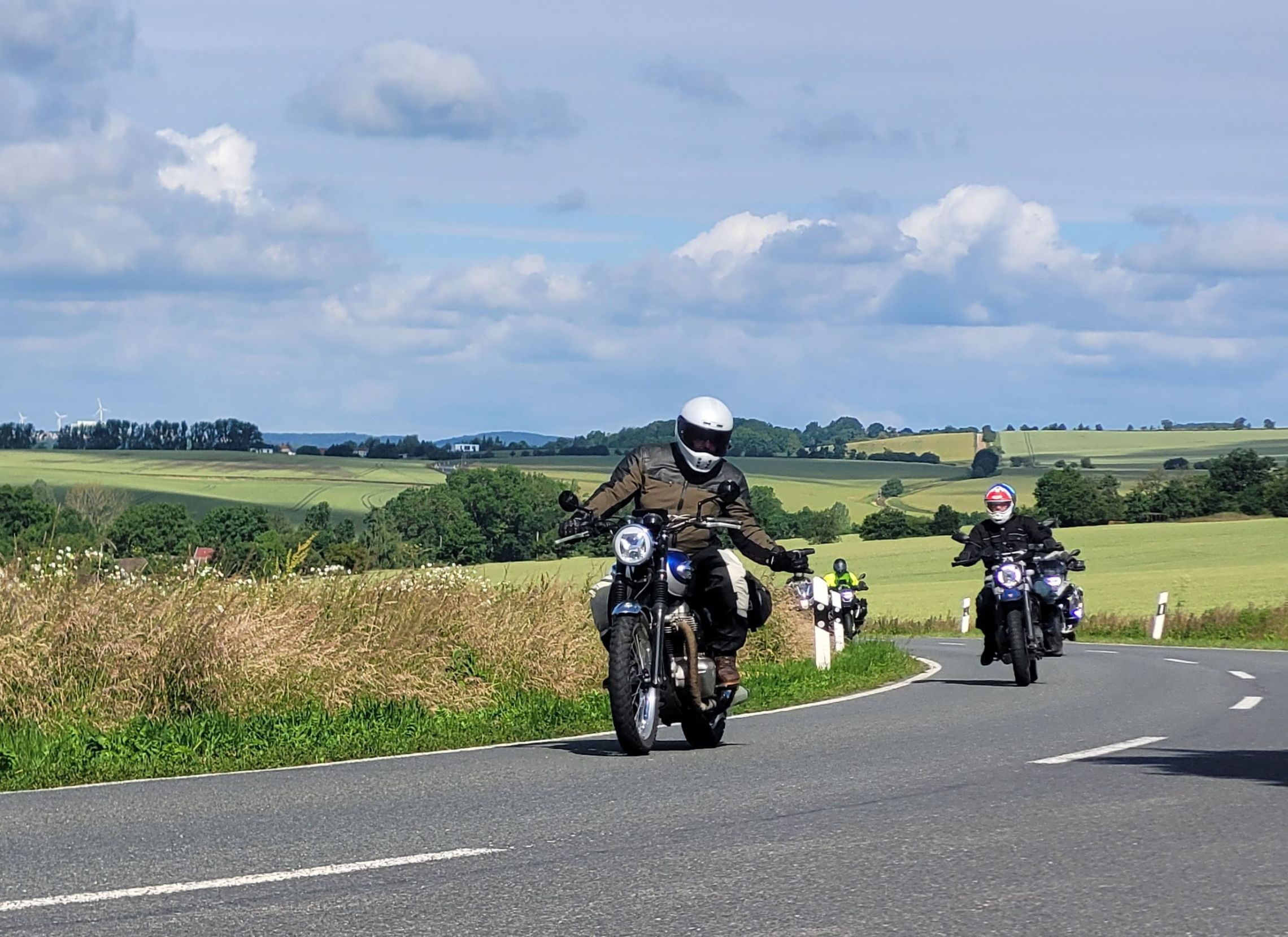 Motorradfahren Im Harz